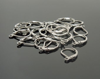 Stainless Steel Leverback Earwires (20 Pair)