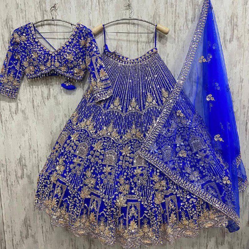 Royal Blue Indian Dresses - Etsy