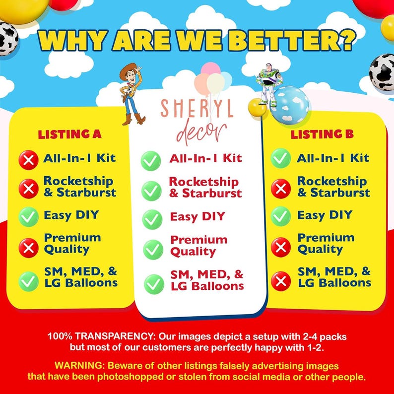 Toy Story Balloon Arch Kit: Cloud, Cow Print Garland for Baby Shower Birthday image 5