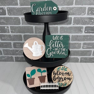 Garden Tier Tray Laser Cut File