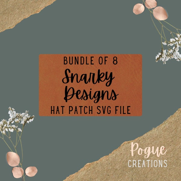 Fichier SVG Hat Patch - Bundle sarcastique / impertinent / drôle