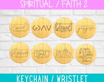 Wristlet/Keychain SVG - Spiritual 2 Bundle