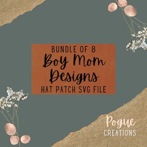 Hat Patch SVG File - Boy Mom Bundle