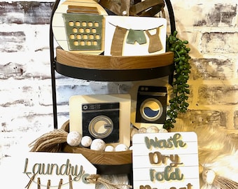 Laundry Tier Tray Laser Cut File