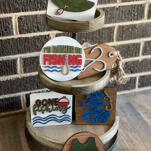 Fishing Tier Tray Laser Cut File