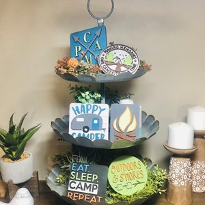 Camper Tier Tray Laser Cut File