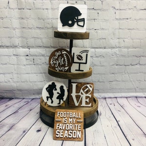 Football Tier Tray Laser Cut File