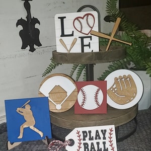 Baseball Tier Tray Laser Cut File