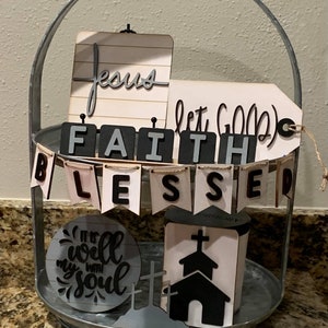 Faith Tier Tray Laser Cut File