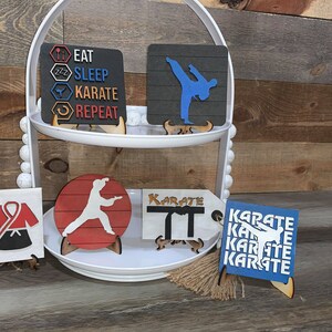 Karate Tier Tray Laser Cut File