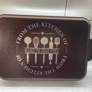 Personalized Laser Engraved Cake Pan