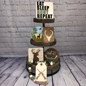 Hunting Tier Tray Laser Cut File