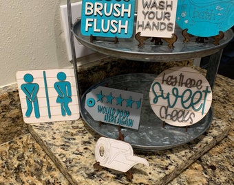 Bathroom Tier Tray Laser Cut File