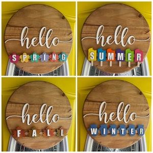 Hello Door Hanger - Interchangeable