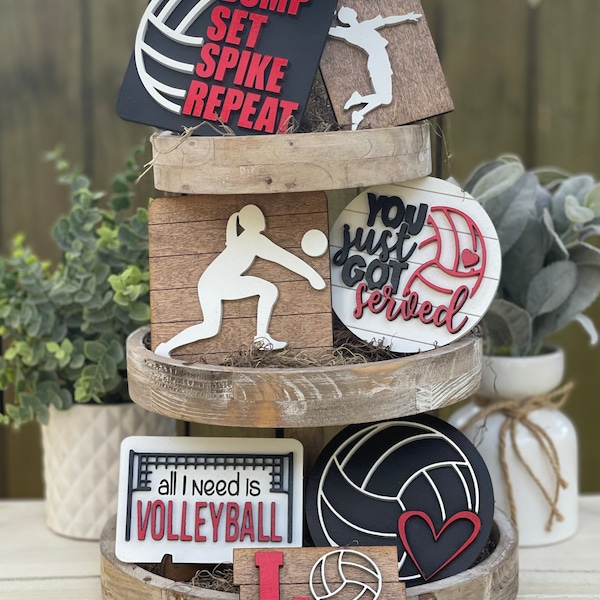 Volleyball Centerpieces for Table Etsy
