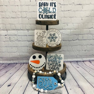 Snow Tier Tray Laser Cut File