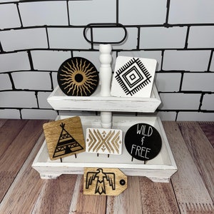 Boho Tier lade laser gesneden bestand
