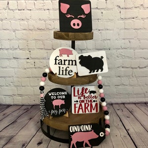 Pig Tier Tray Laser Cut File