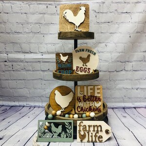 Chicken Tier Tray Laser Cut File