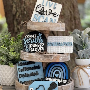 Sonographer Tier Tray Laser Cut File