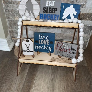Hockey Tier Tray Laser Cut File