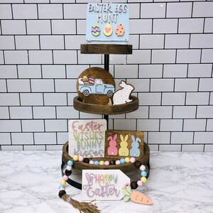 Ostern (2) Tier Tray Laser Cut Datei