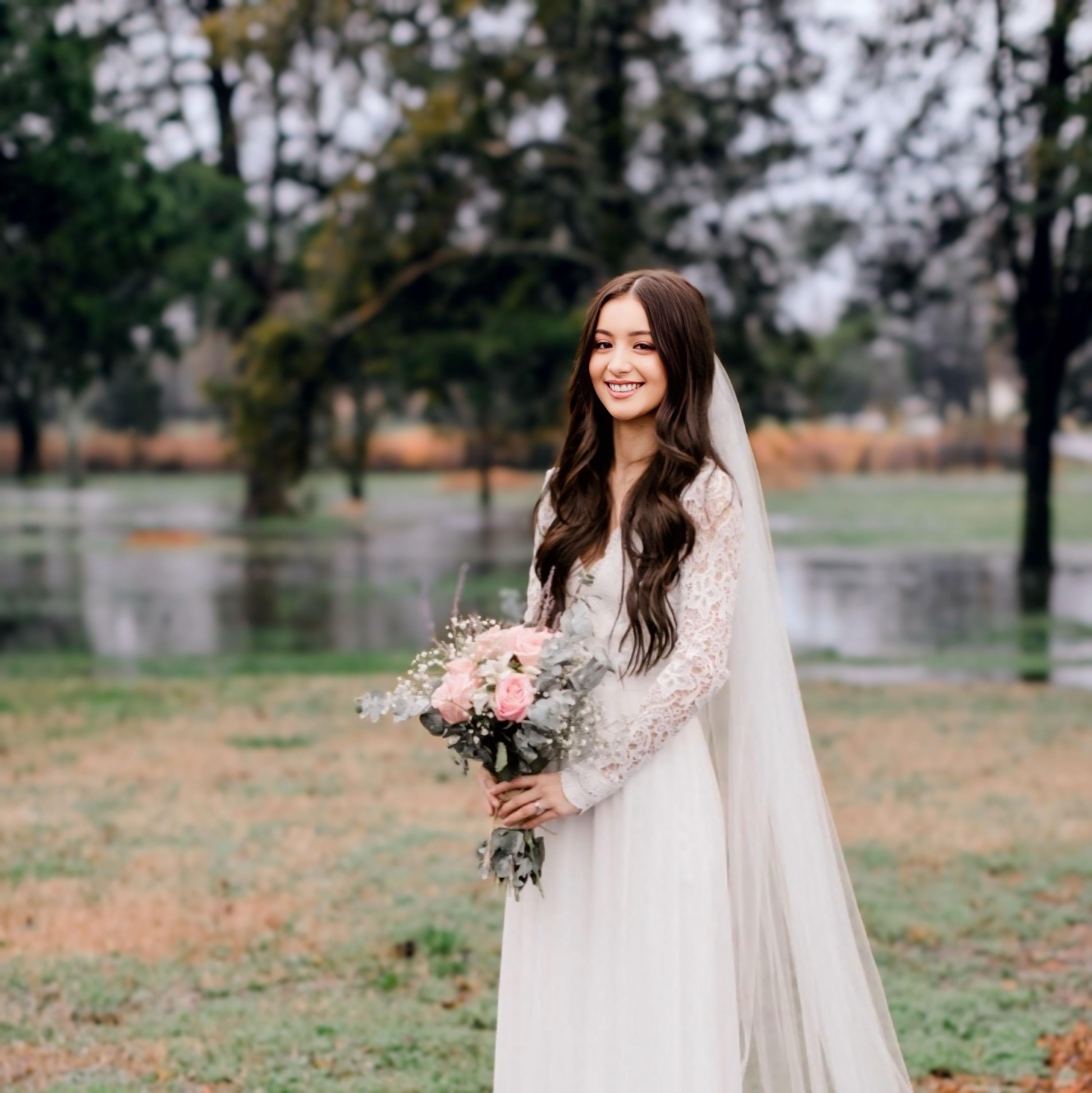 Long Soft Tulle Lt Ivory Wedding Veil - 180” Cathedral Length 15 feet extra long Ursumy Bride Wedding Cathedral Veil Long Drop Veils Simple  main image 2