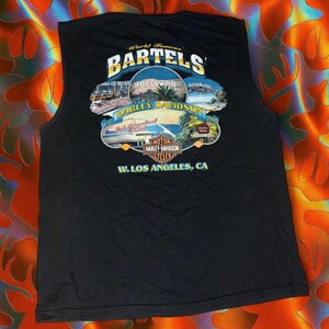 Vintage 90s Harley Davidson Bartels Tank Top W. Los Angeles XL