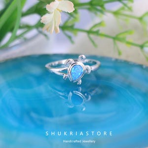 Star-Shell Turtle Ring, Opal Mosaic Sea Turtle Design, Celestial Marine Jewelry, Unique Talisman for Ocean Lovers
