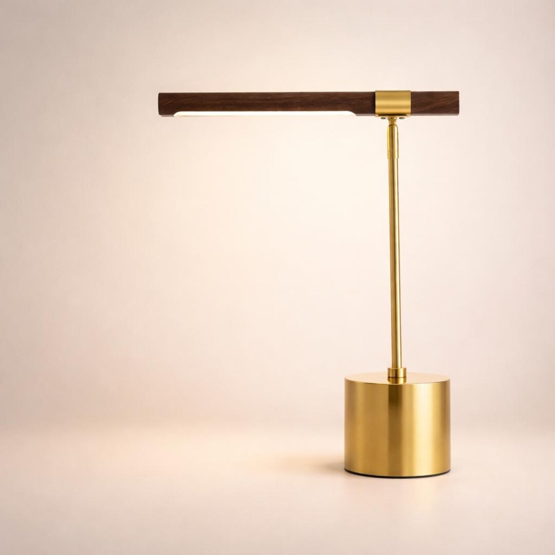 Art Deco Wooden LED Desk Lamp Modern Linear Floor Lamp Brass Wood art-deco-wooden-led-desk-lamp-modern-linear-floor-lamp-brass-wood