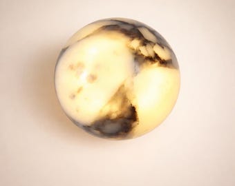 Italian Marble Wall Sconce Black Stone Bedroom Bedside Luxury Modern Lighting Decor