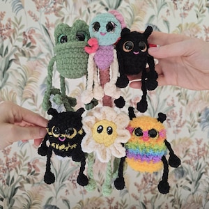 Fidget Friends Garden Series Crochet Pattern Bundle – 5 No-Sew Amigurumi Mini Plush Patterns PDF