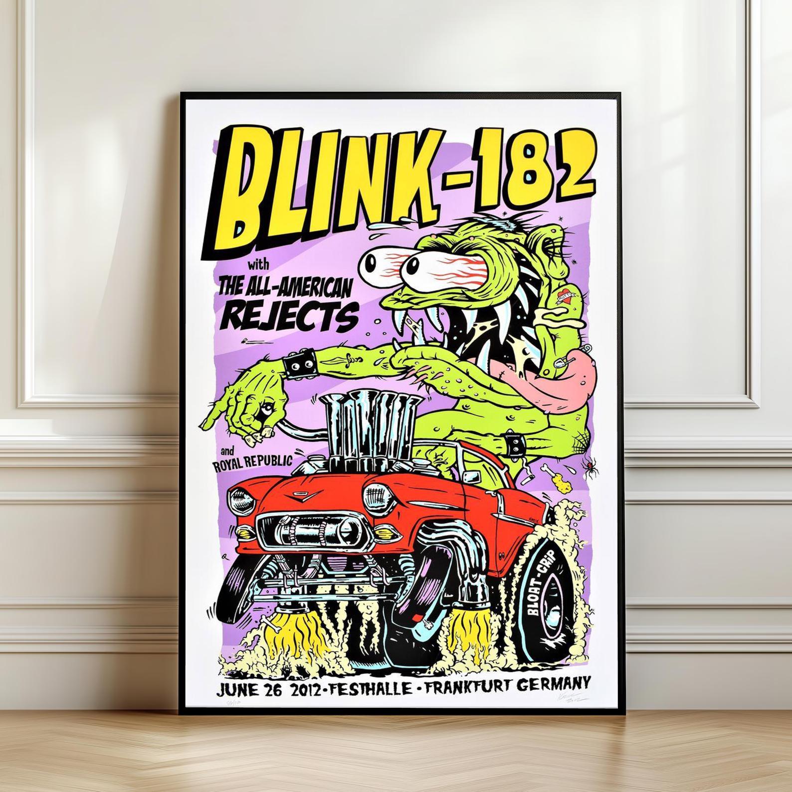 Blink 182 poster tour - Etsy 日本
