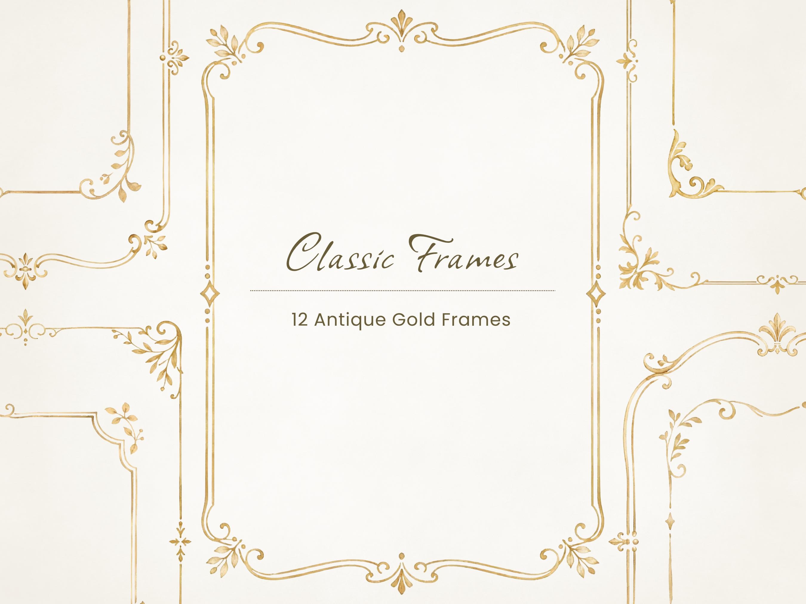 Antique gold frame - Etsy 日本