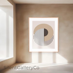 8x10 Frame Mockup PSD · Natural Wood Frame · Sunlit Minimal Interior · Smart Object · Instant Download