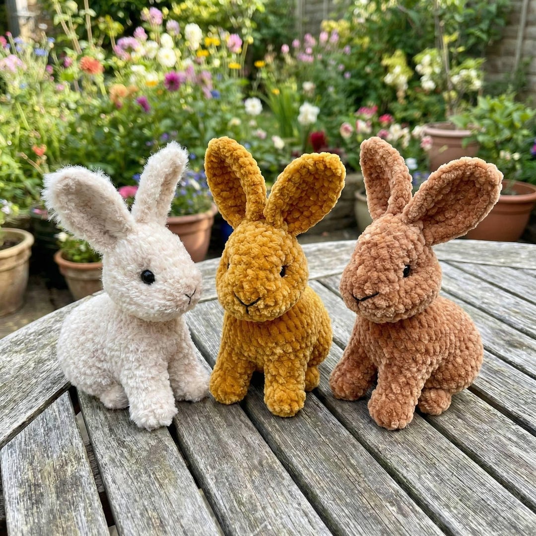 Min Crochet Rabbit Rabbit Crochet Pattern, Mini Bunny Amigurumi Pattern PDF, Rabbit Love ...