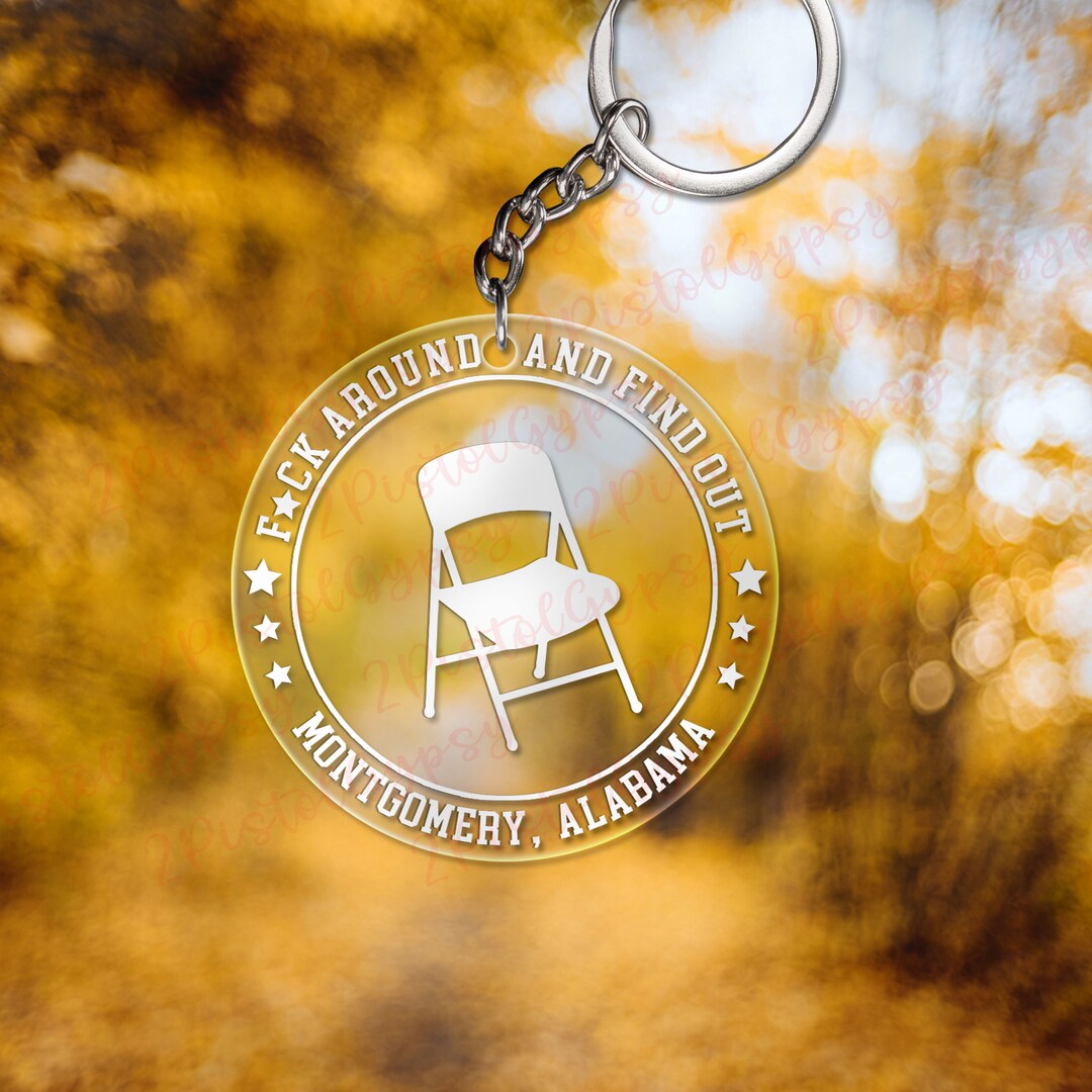 Folding Chair Keychain Alabama Chair the Battle of Etsy