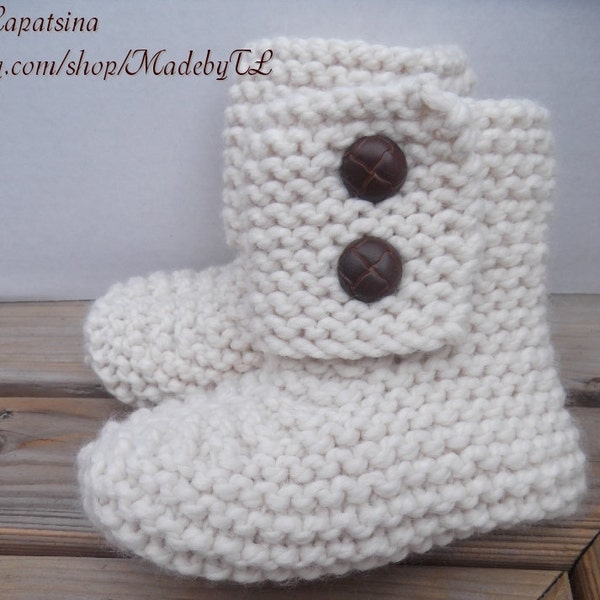 Pantoufles de Style botte Super Bulky, à la main en tricot adulte bottes, maison en tricot chaussons, pantoufles en laine