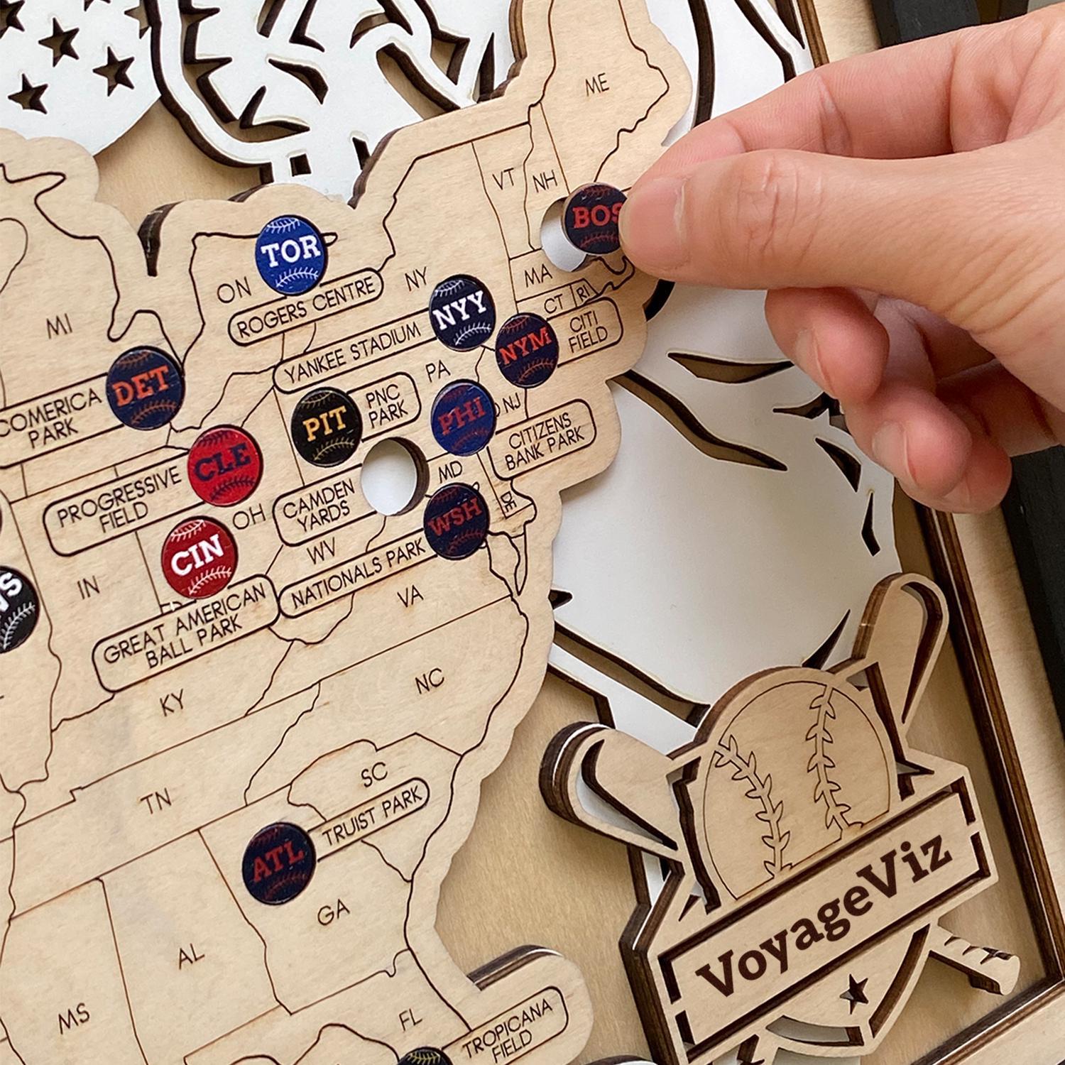 Mlb ballpark map - Etsy 日本