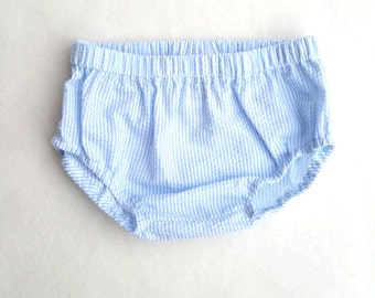Baby Boy, Newborn photo prop, diaper cover, fourtinycousins, nappy cover, seersucker diaper cover, baby boy photo props, boy diaper cover