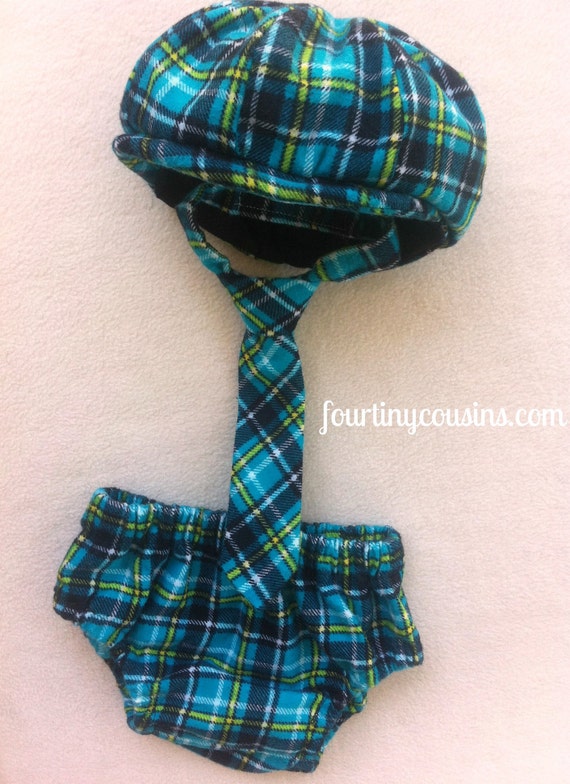 Items similar to Baby Boy Diaper Cover, Neck tie, and Newsboy Hat. Great Photo Prop and Cake