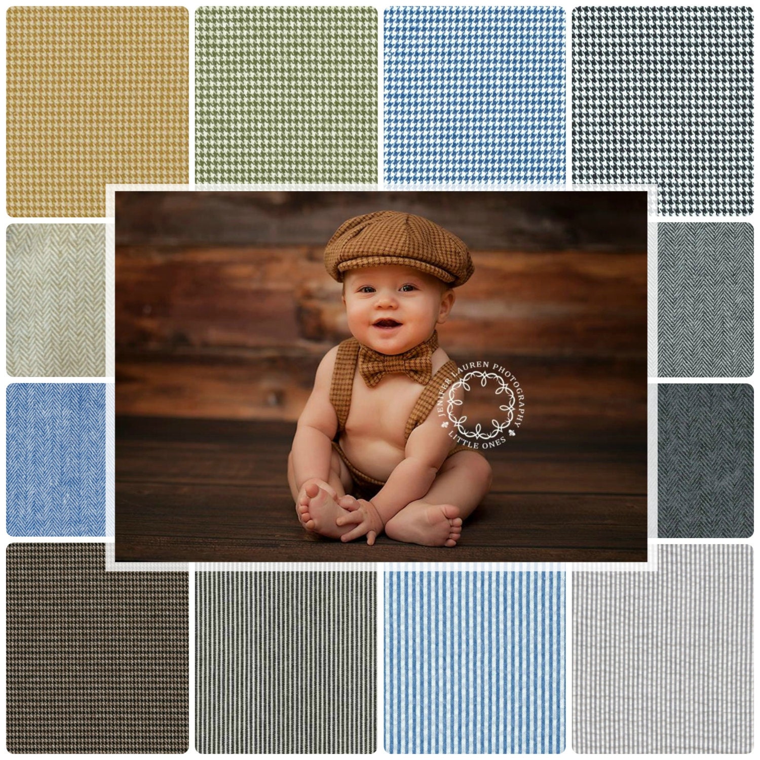 Baby Newsboy outfit, baby boy prop, boy prop, sitter set, Newborn pho…