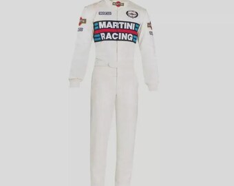 Martini Racing Go Kart Suit: Custom CIK/FIA Level 2 Approved