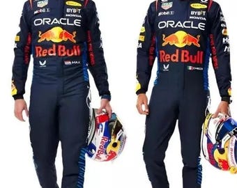 Personalisierter Red Bull Rennanzug – Max Verstappen F1 Fan Gear (Duty Paid USA)