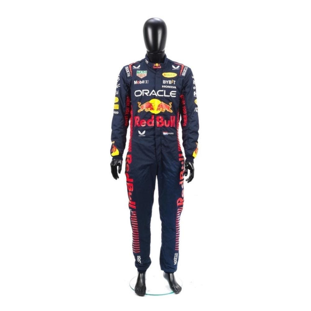 2023 Custom Red Bull Racing Suit - Max Verstappen F1 Fan Gear (Duty Paid USA)