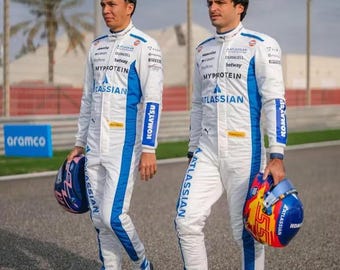 Custom Williams F1 Go Kart Racing Suit: CIK/FIA Level 2 Certified ( Duty Paid USA )