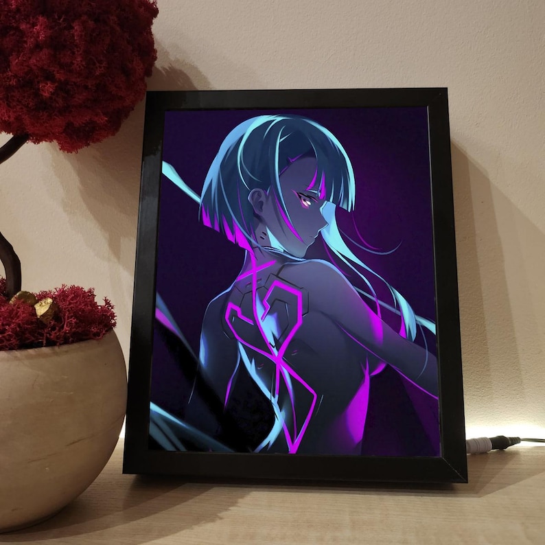 Cyberpunk Lucy Edgerunners / Handmade Anime LED Light Box / RGB LED ...