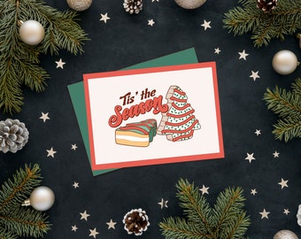 Little Debbie Christmas Tree Card Digital Download (Printable)