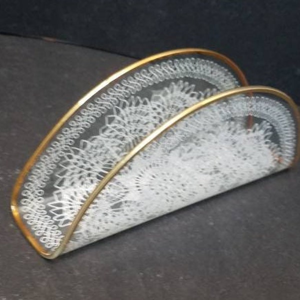 Glass Napkin Holder Etsy UK