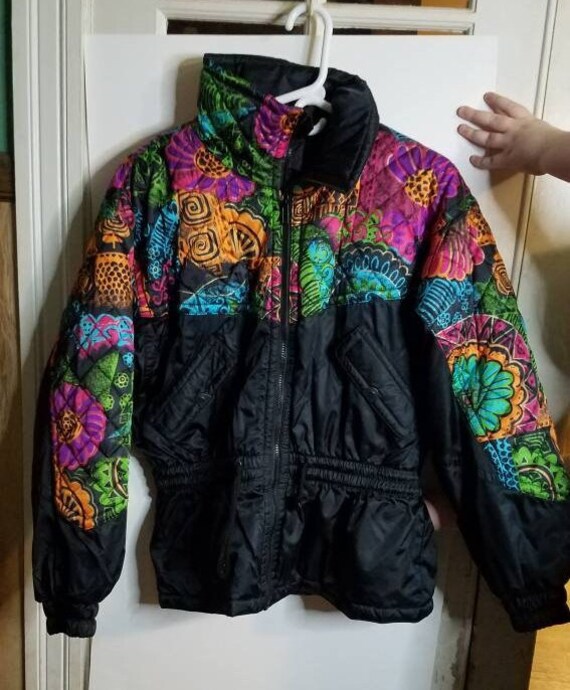Vintage 90s Snuggler Ski Wear Neon 